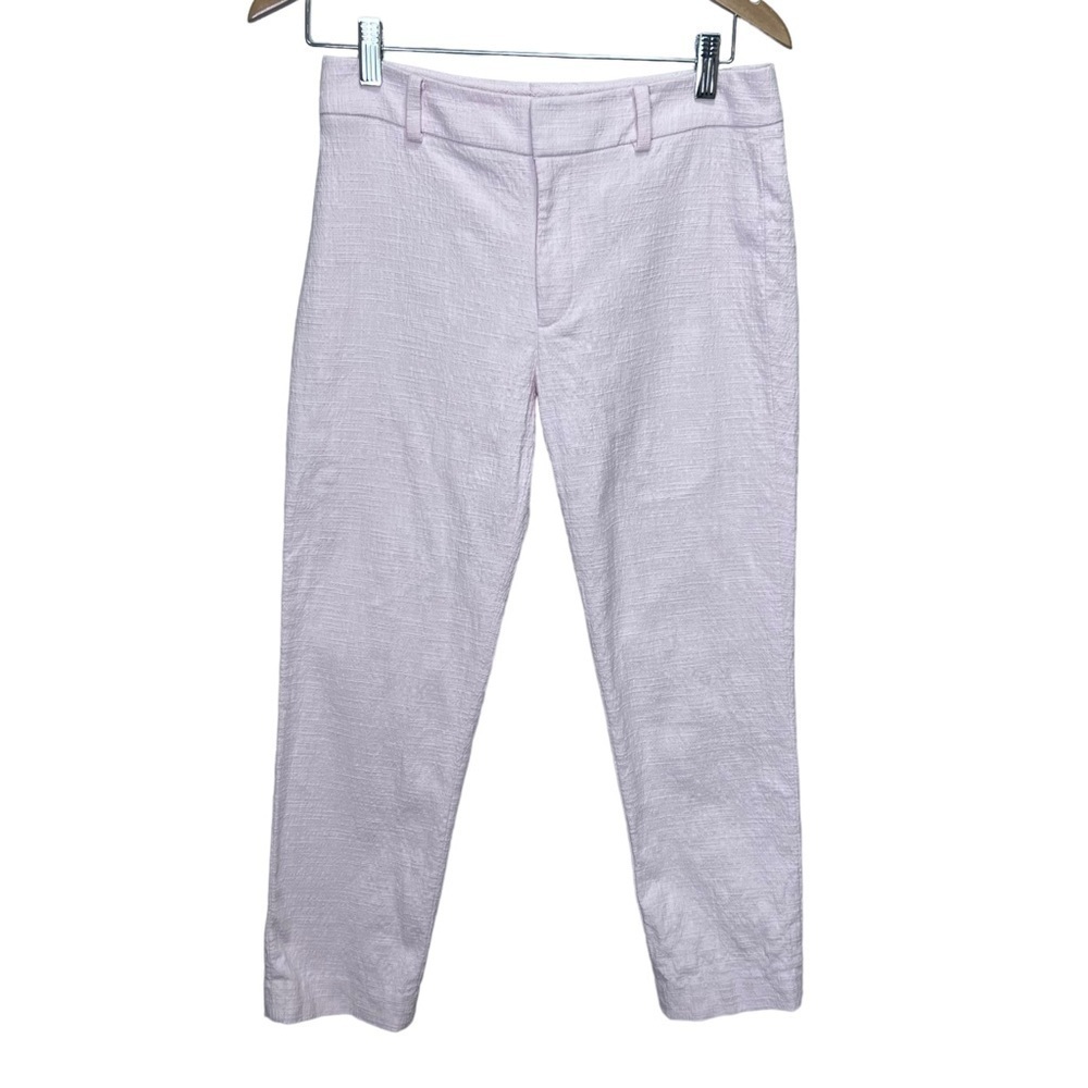 CLUB Monaco Pink Tweed Cropped Ankle Pants Size 4